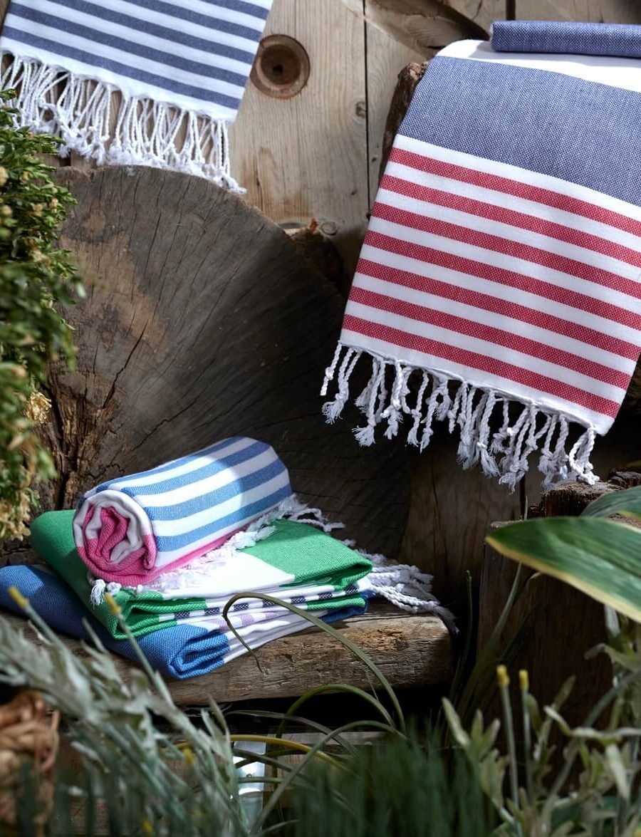 Tasseled Striped 100% cotton Peshtemal